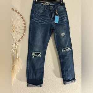 Size 26 Machine distressed jeans